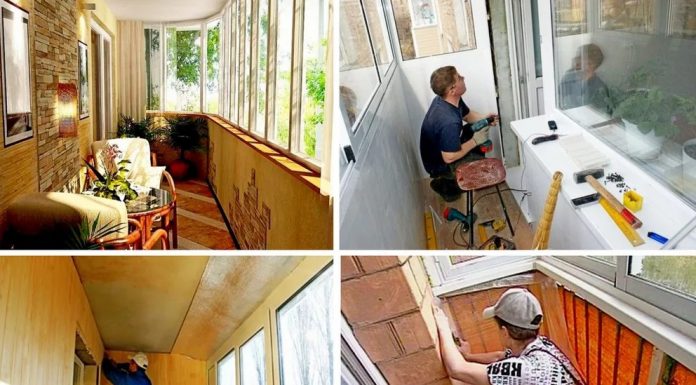 Отремонтированный балкон дополнительное место в квартире