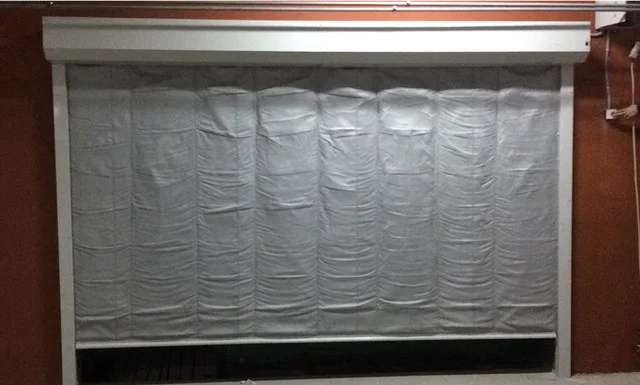 Армированные силиконовые шторы для производства