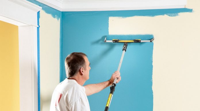 Окрашивание стен профессионалами. Преимущества