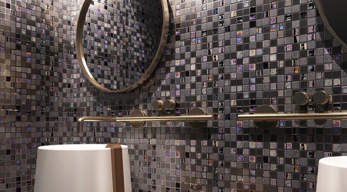 Мозаика в современном интерьере ванной