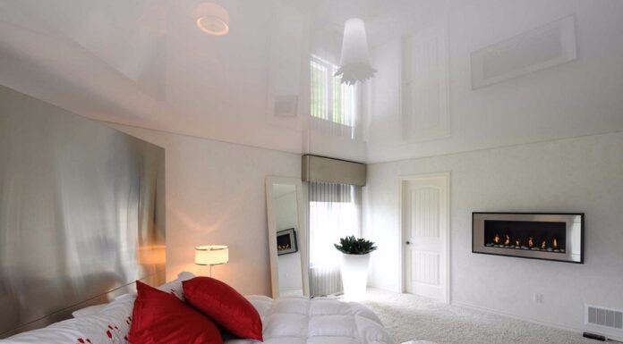 Глянцевые натяжные потолки