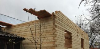 Пристройка к дому из бруса