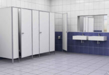 Стиль туалетной перегородки и ее оформление