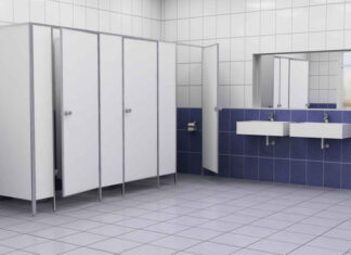 Стиль туалетной перегородки и ее оформление