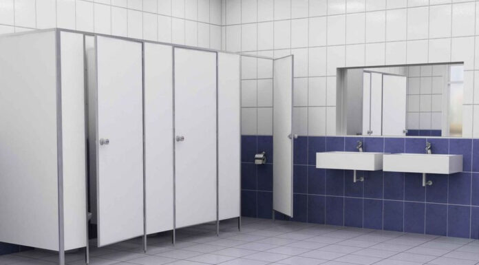 Стиль туалетной перегородки и ее оформление