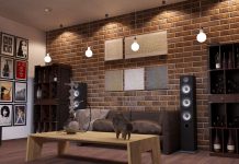 Декоративный кирпич в интерьере