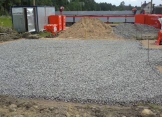 Щебень для фундаментных работ