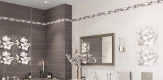 Цветочные мотивы в интерьере: выбираем настенную плитку с цветами