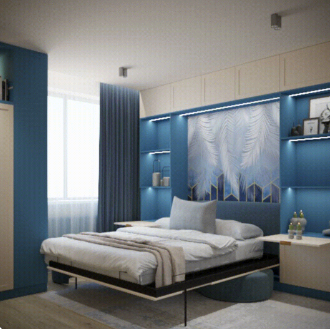 Кровати-трансформеры: виды, плюсы