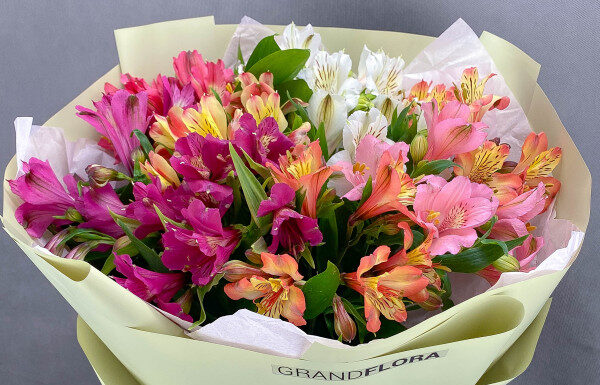 Букет из альстромерии: как поднять настроение