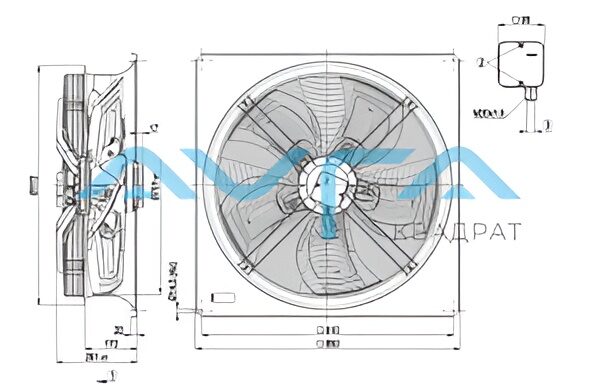 Осевой вытяжной вентилятор: устройство, применение, плюсы и ограничения