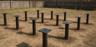 Фундамент на винтовых сваях своими руками: пошаговая инструкция от разметки до обвязки